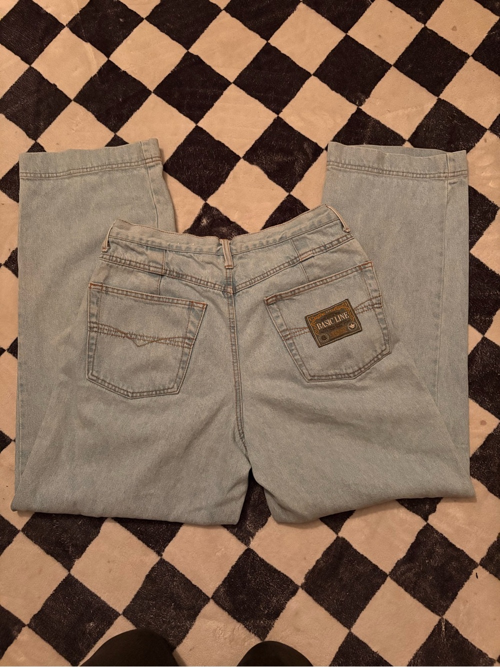 Vintage BASIC LINE Light Blue Denim